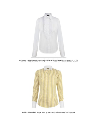 TM Lewin, Women Shirts | PDF