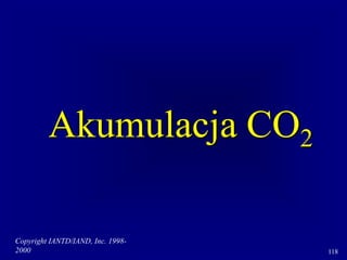 Copyright IANTD/IAND, Inc. 1998-
2000 118
Akumulacja CO2
 