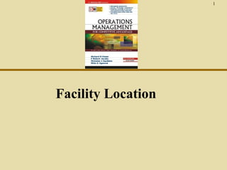 1

Facility Location

 