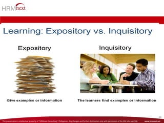 This presentation is intellectual property of “HRMnext Consulting”, Philippines. Any changes and further distribution only with permission of the GM John van Dijk www.hrmnext.net
48
 