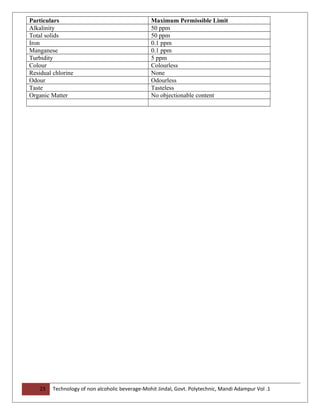 Permissible Net Content Chart.pdf TECHNOLOGY OF NON-ALCOHOLIC BEVERAGE | DOC