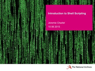 Introduction to Shell Scripting | PPT