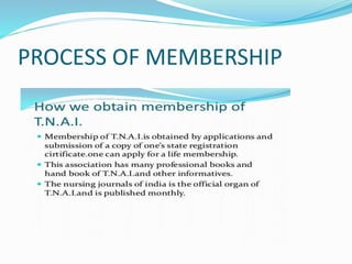 PROCESS OF MEMBERSHIP
 
