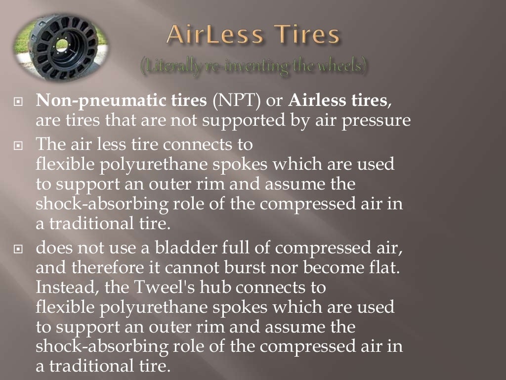 Non Pneumatic Tyres