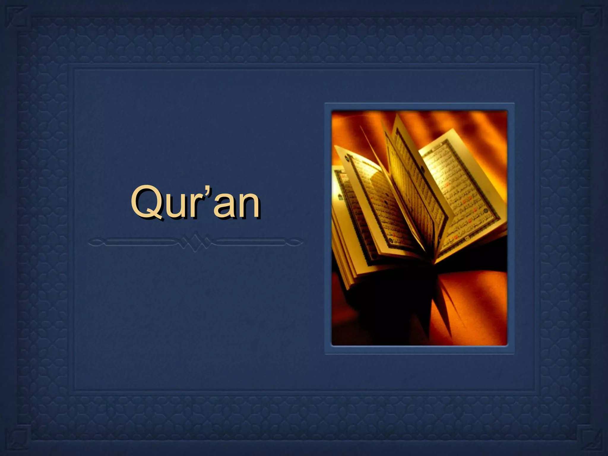Qur’anQur’an
 