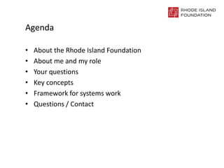 TNB Roundtable slide deck by Mary-Kim Arnold of Rhode Island Foundation ...
