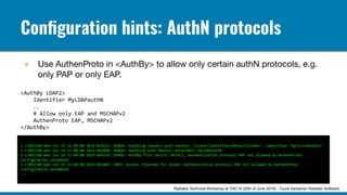 TNC19 Radiator Technical Workshop -- Meet Radiator developers | PPT