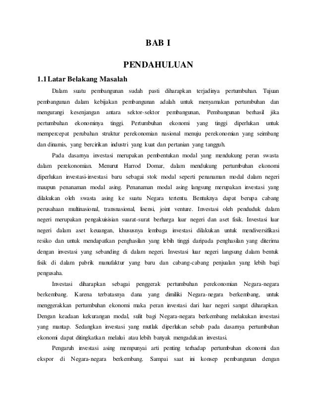 Tnc Investasi Asing Penanaman Modal Asing Pma
