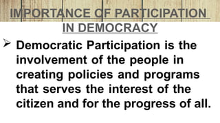 TRENDS, NETWORKS, AND CRITICAL THINKING IN THE 21ST CENTURY- DEMOCRACY ...