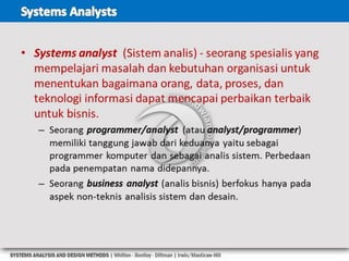 SYSTEM ANALYST | PDF