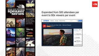 Expanded from 500 attendees per
event to 90k viewers per event
 