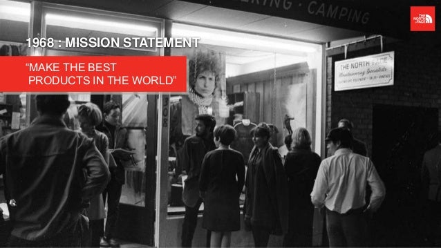 the north face mission statement