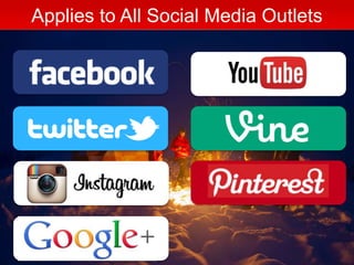 Applies to All Social Media Outlets
v
 