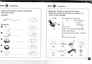 Tổng hợp các đề thi starters