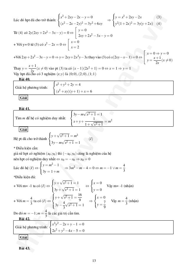 Tổng Hợp Hệ Pt