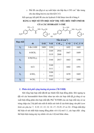 O Nh O2n Cl Tổng hợp một số hợp chất chứa dị vòng pyrazole từ 4 nitroaxetophenol | PDF