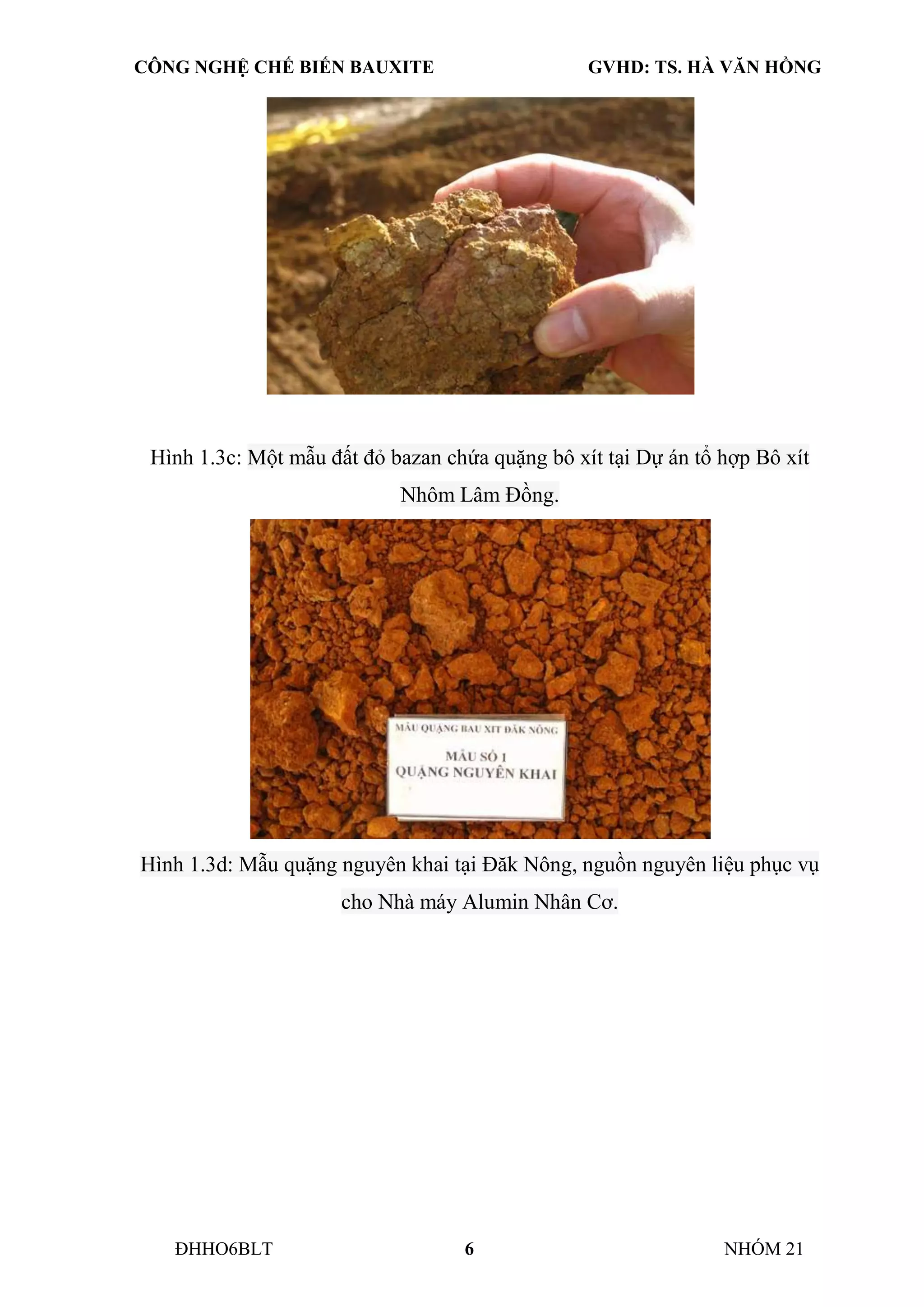 Tổng quan về bauxite và công nghệ chế biến bauxite của Việt Nam.docx