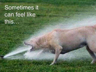 6
Sometimes it
can feel like
this…
 