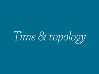 Time & topology
 