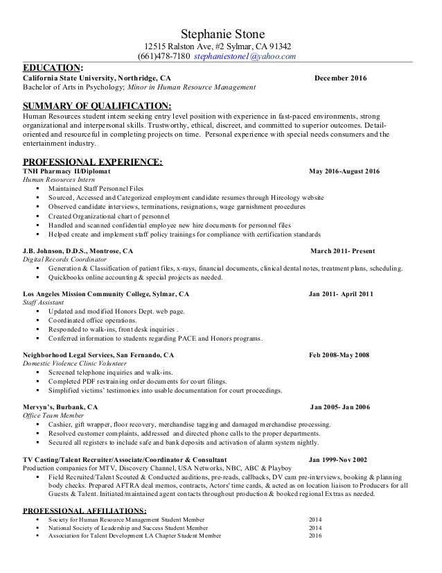 resume