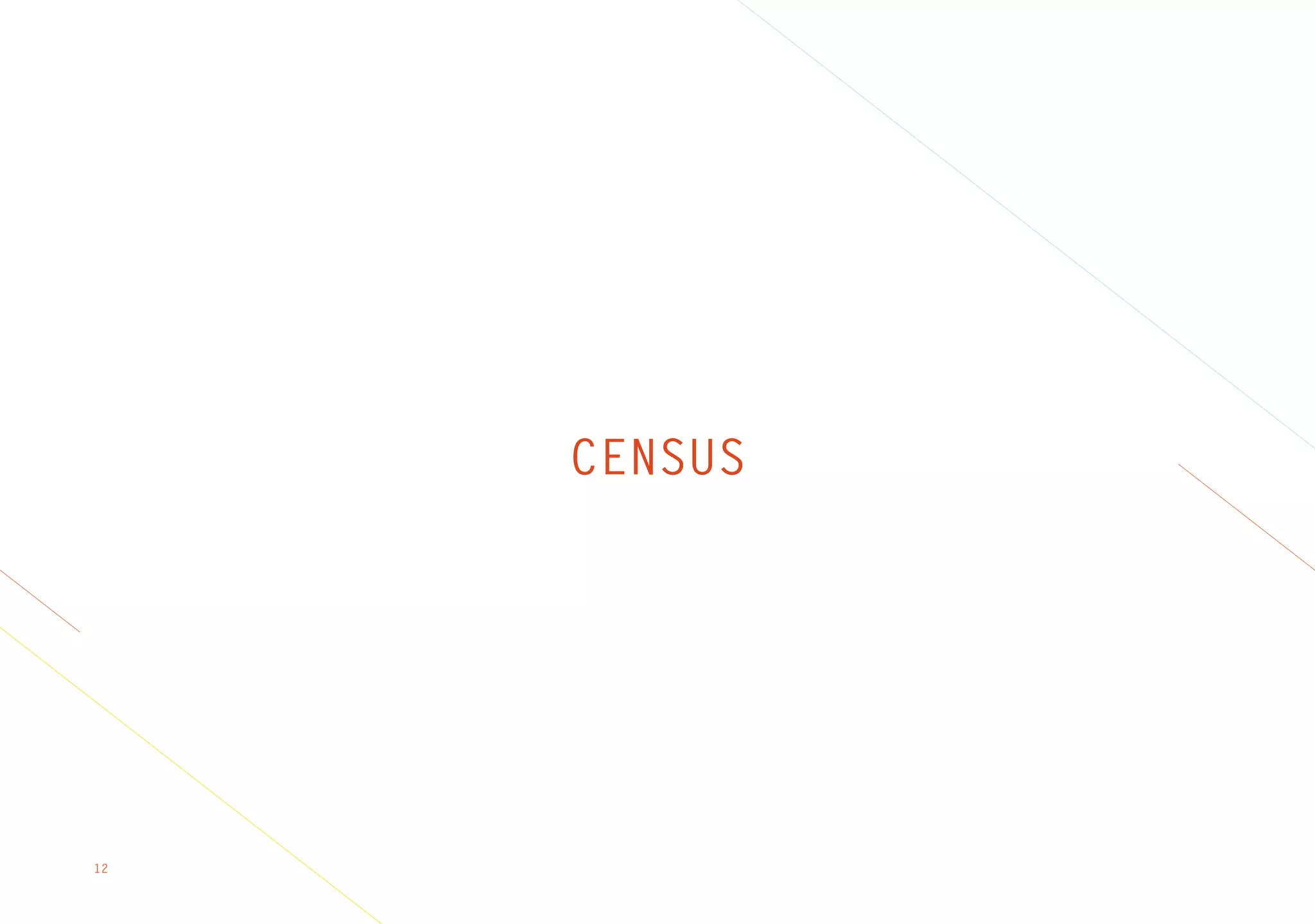 12
CENSUS
 
