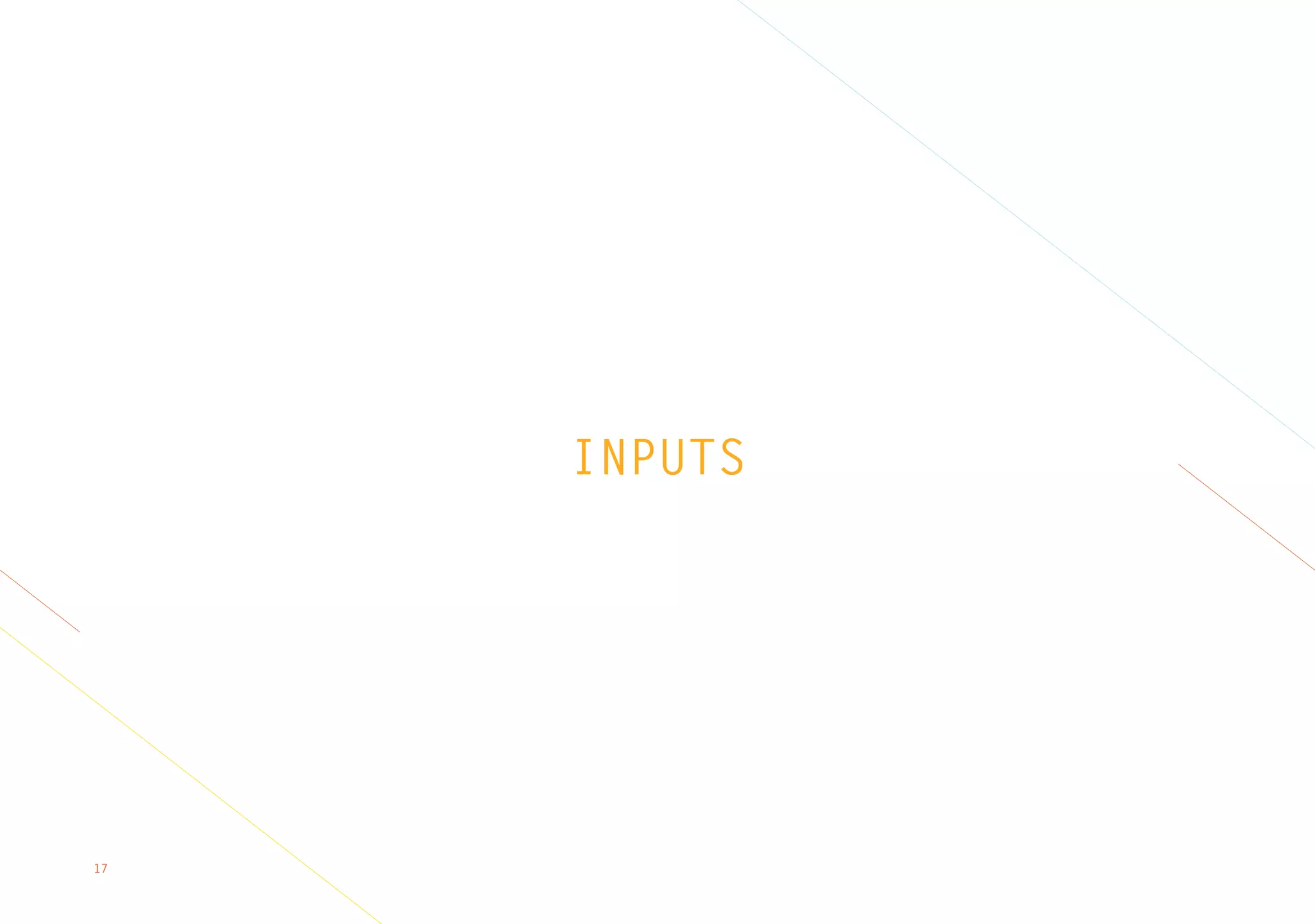 17
INPUTS
 