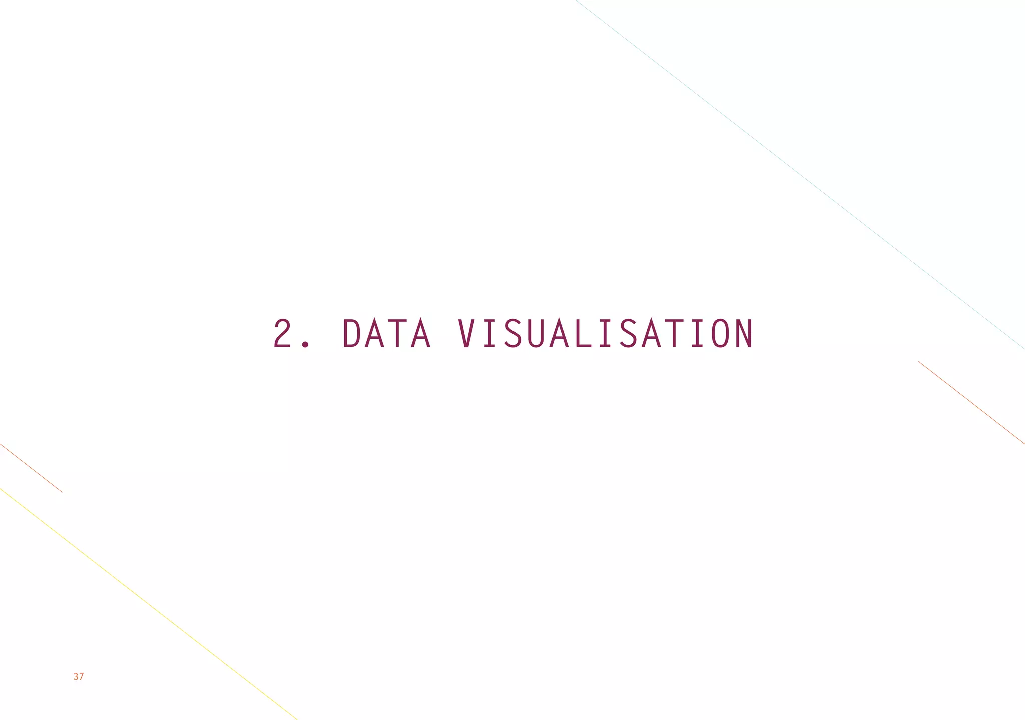 37
2. DATA VISUALISATION
 