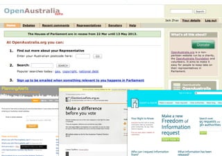 OPENAUSTRALIA.ORG/35
 