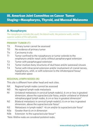 TNM staging of head neck cancer | PDF