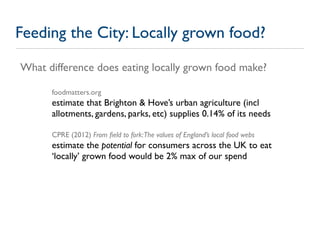 Feeding the City: Locally grown food?

What difference does eating locally grown food make?

      foodmatters.org
      e...