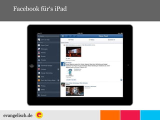 Facebook für‘s iPad 