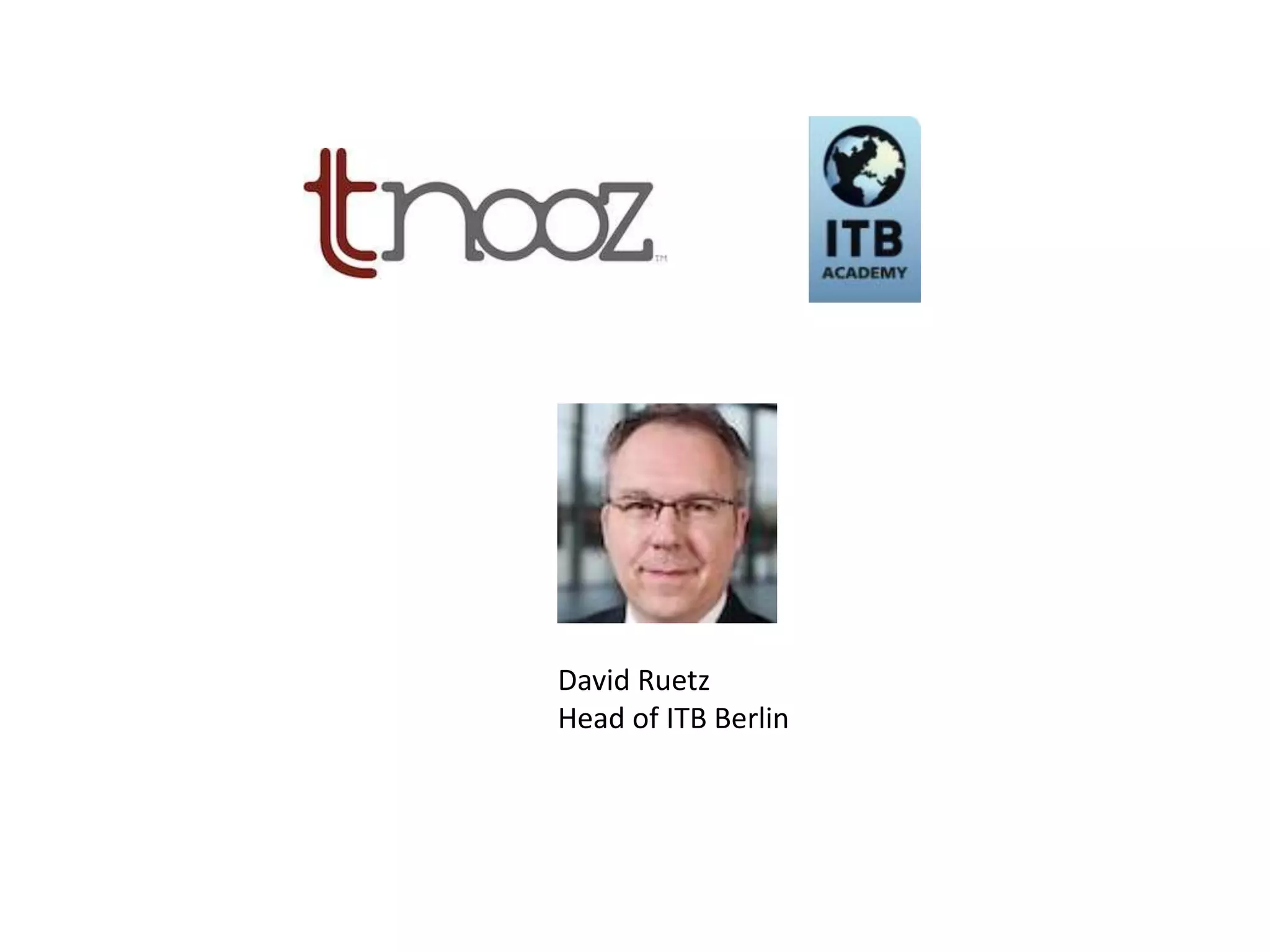 David Ruetz
Head of ITB Berlin
 