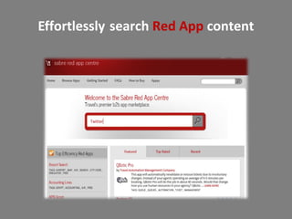 Effortlessly search Red App content
 