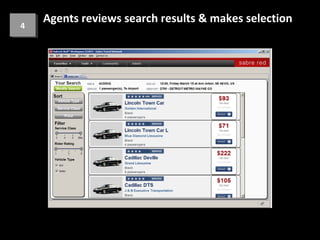 Agents reviews search results & makes selection
44
 