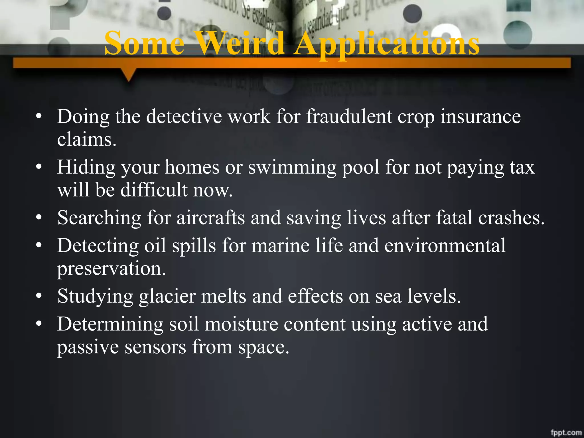 Remote Sensing ppt | PPT