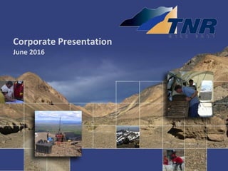 Corporate Presentation
June 2016
 
