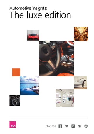 Automotive insights:
The luxe edition
Share this
 