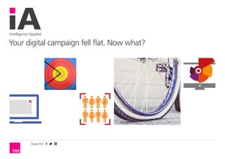 Share this
Intelligence Applied
Your digital campaign fell flat. Now what?
 