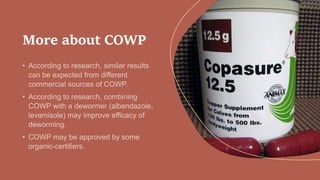 More about COWP
 