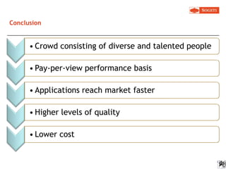MarketingWhat is crowdtesting?Use of crowdsourcing on testing