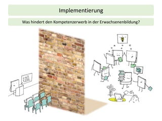 Implementierung
Was hindert den Kompetenzerwerb in der Erwachsenenbildung?
 