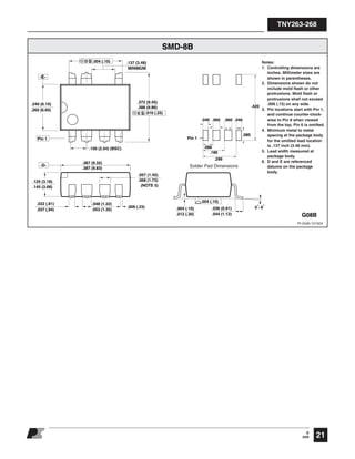 Original Power Supply IC TNY266PN TNY266P TNY266 DIP-7 New | PDF
