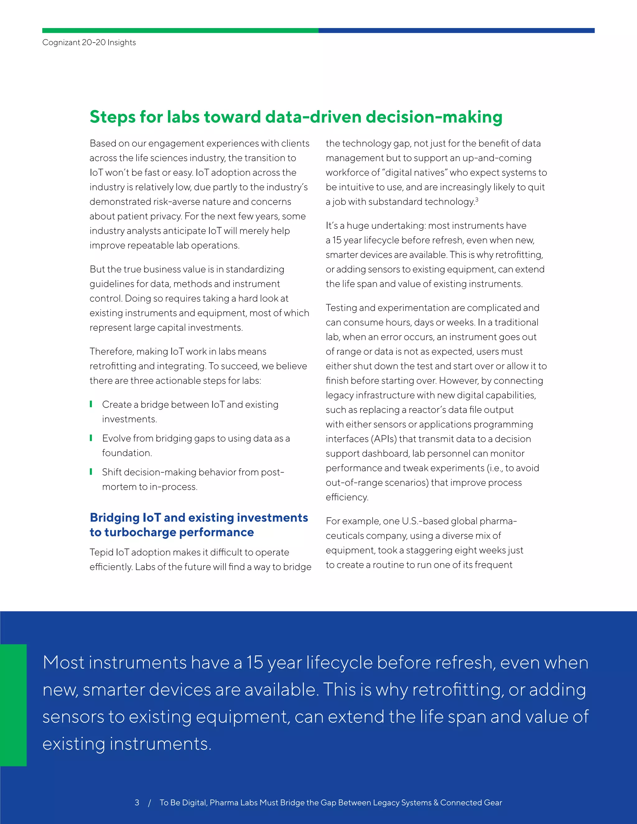To Be Digital, Pharma Labs Must Bridge the Gap Between Legacy Systems ...