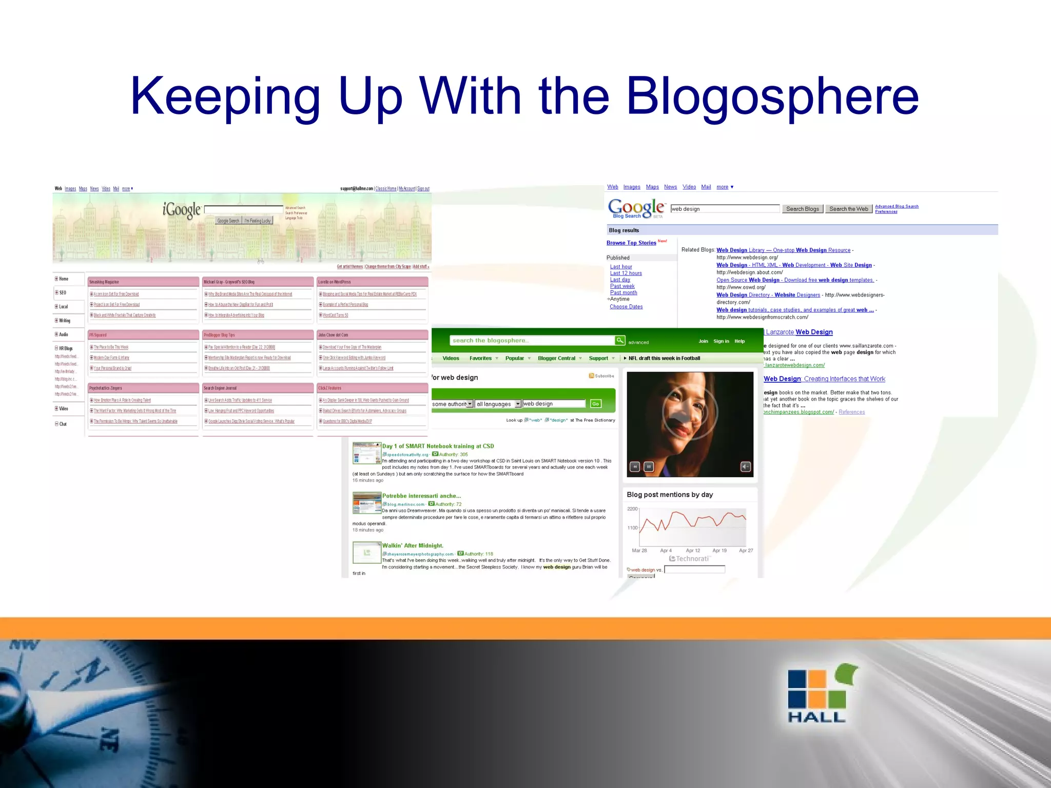 Keeping Up With the Blogosphere
 