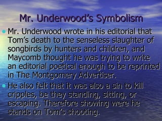 To Kill A Mockingbird Symbol Of Innocence | PPT
