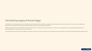 The Enduring Legacy and Evolution of Ancient Egyptian Burial Practices ...