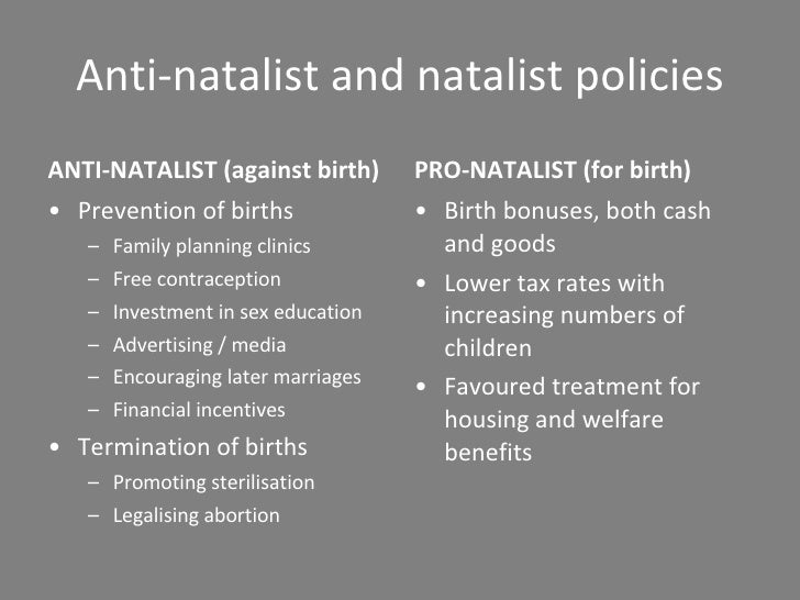 To What Extent Are Population Policies Successful