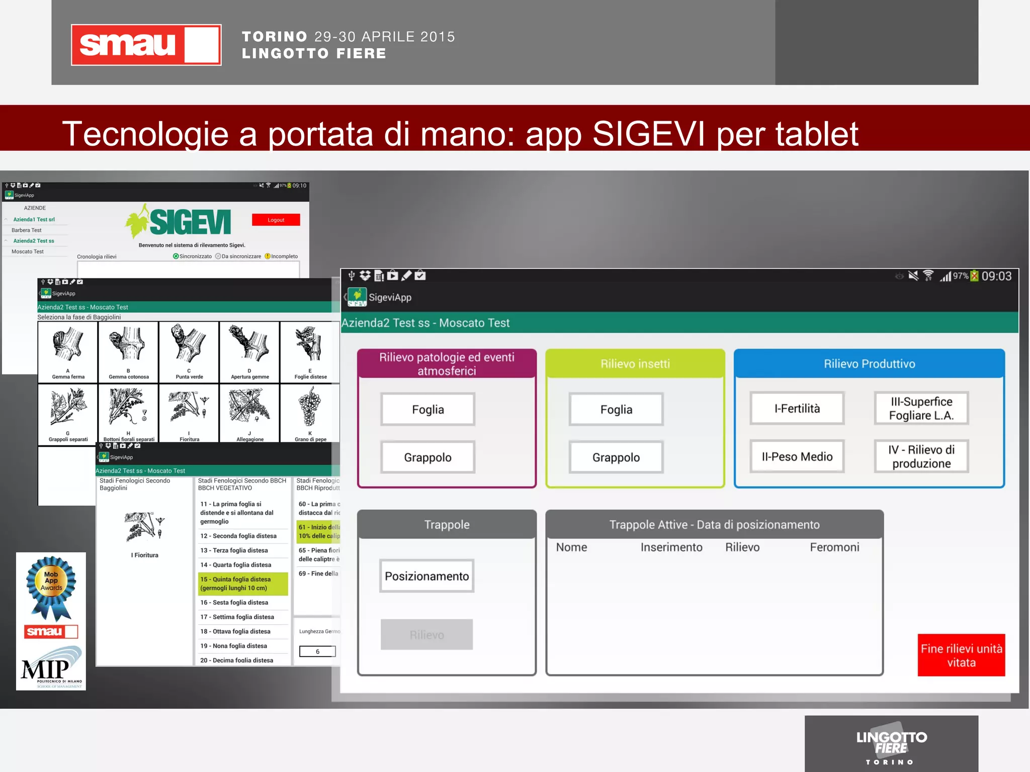 Tecnologie a portata di mano: app SIGEVI per tablet
 