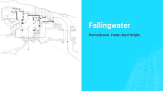 Fallingwater
Pennsylvania. Frank Lloyd Wright.
 