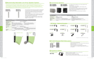 Toa Impedance Chart.pdf TOA Electronics Audio Catalog | PDF